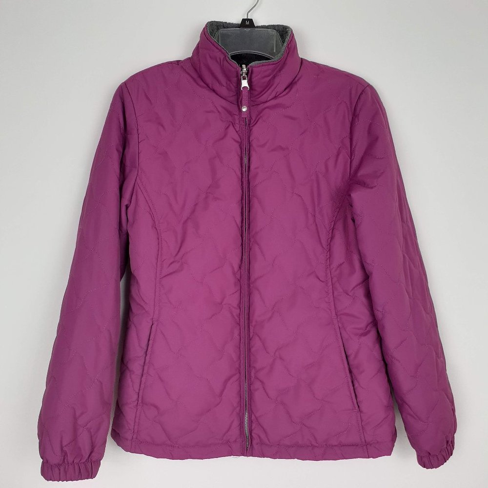 Free Country quilted Jacket. Plush lining. Light Weight.  Size M